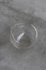 muru clear 硝子片口 / WASHIZUKA GLASS STUDIO
