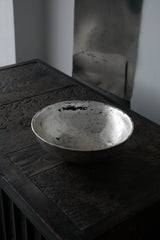 銀彩　bowl　漆箔　手彫り　ブナ材　木製　/ Youke Urakami 浦上陽介