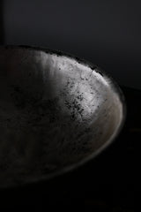 銀彩　bowl　漆箔　手彫り　ブナ材　木製　/ Youke Urakami 浦上陽介