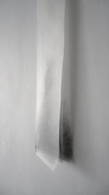 専用 / 布掛け軸　　煙の姿__02/ 墨染め