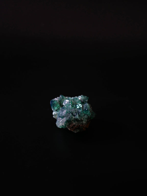 Earth Object  鉱物標本　ドイツ産　ブルーグリーンフローライト　原石