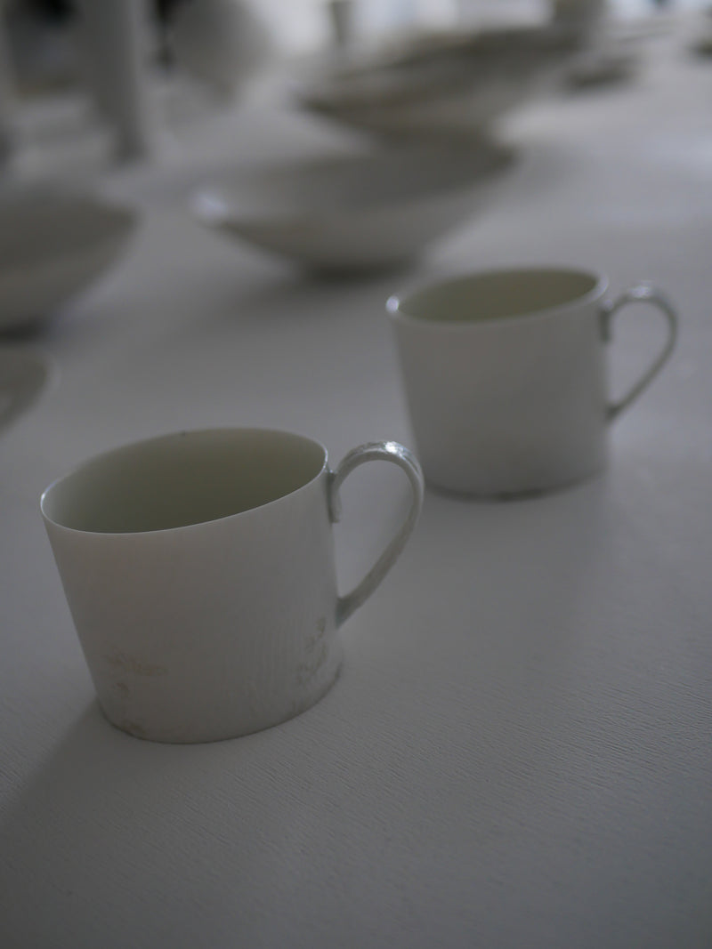 白磁　cup/ Takahiro Yahagi