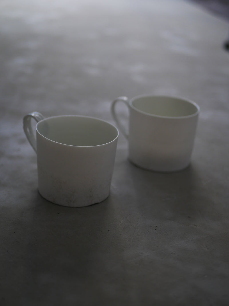 白磁　cup/ Takahiro Yahagi