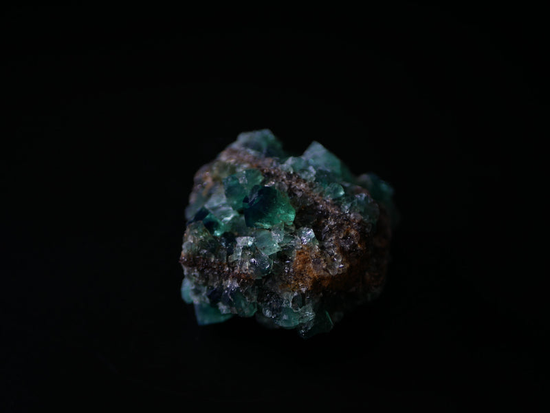 Earth Object  鉱物標本　ドイツ産　ブルーグリーンフローライト　原石